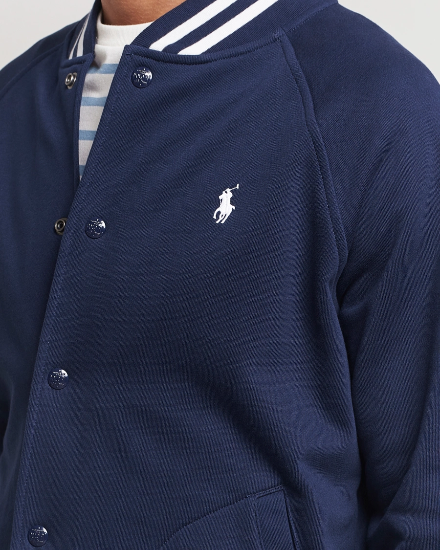 NWT Polo Ralph Lauren Navy Blue TRIPLE PONY Fleece Snap NWT Polo Ralph Lauren Navy Blue TRIPLE PONY Fleece Snap