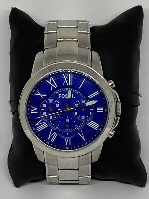 Fossil Grant FS4844 Men's Silver 
