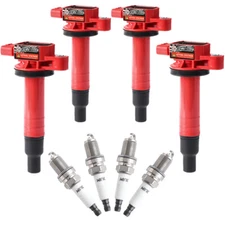 UF316 Ignition Coil & Spark Plug For Scion XA XB 1.5L Yaris Toyota Echo Prius