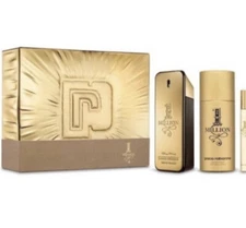 Paco Rabanne 1 Million 3pc Gift Set For Men New In  Box 