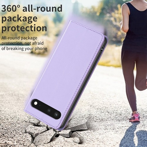 For Google Pixel 7A 8 9 Pro Case Flip Magnetic Leather Wallet Stand Phone Cover - Picture 7 of 69