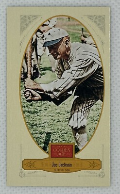 2012 Panini Golden Age  - Mini Broad Leaf Brown Ink  #9 JOE JACKSON    !!!