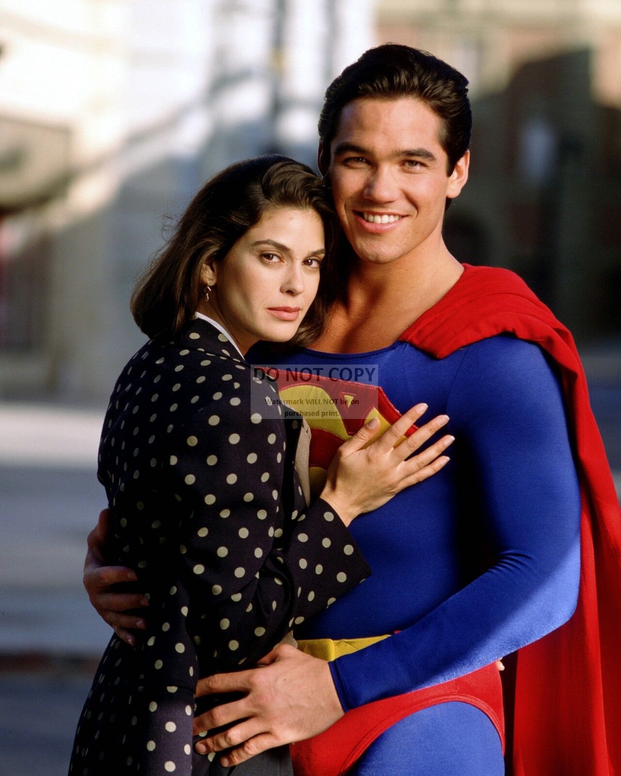 fly Higgins Falde sammen DEAN CAIN &amp; TERI HATCHER &#034;LOIS &amp; CLARK: NEW ADV OF  SUPERMAN&#034; 8X10 PHOTO (ZZ-932) | eBay