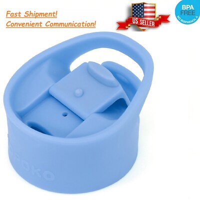 Replacement Flip Lid For Hydro Flask Wide Mouth Water Bottle Coffee Lid Blue