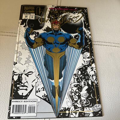 The New Warriors #40 (Oct 1993, Marvel) Gold Foil Cover