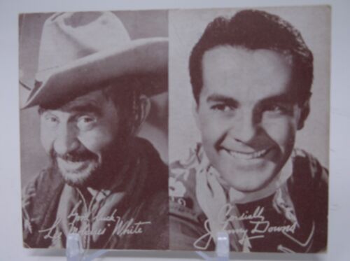 Western Exhibit Card Lee "Molasses" White & Jimmy Downs - 第 1/2 張圖片