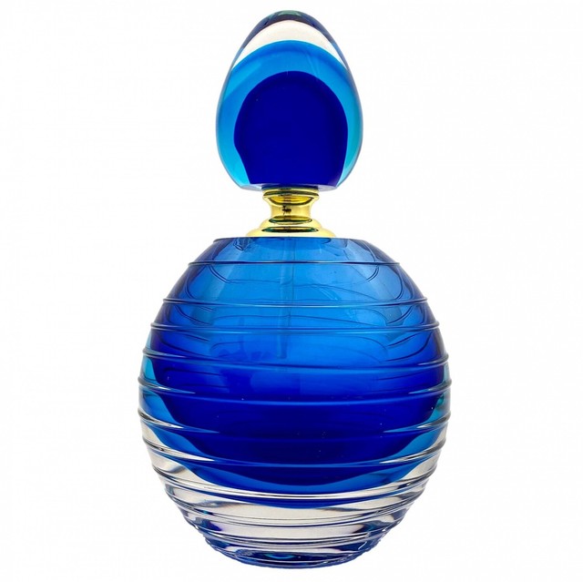 Geschliffener Glas Flakon Murano-Antik-Stil Glasstab Parfum Parfumflakon Flacon Geschliffener Glas Flakon Murano-Antik-Stil Glasstab Parfum Parfumflakon Flacon