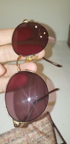VINTAGE LAURA ASHLEY Sun Eye GLASSES MATCHING CASE JESSICA CLARET Prescription - Picture 10 of 19