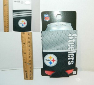 steelers beer koozie