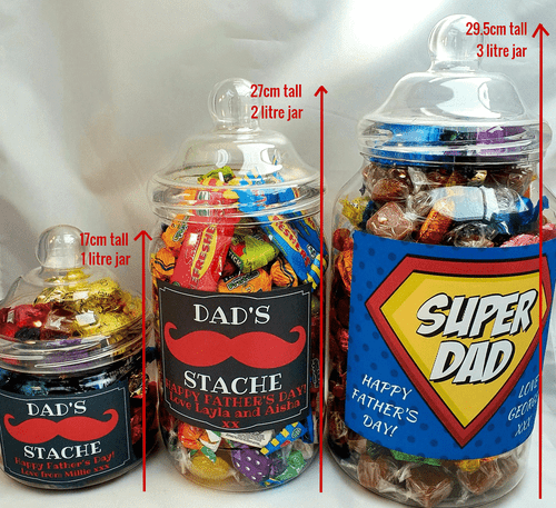 Personalisierte Vatertag Pralinen Süßigkeiten Dose Geschenke Papa Papa Väter - Bild 4 von 15