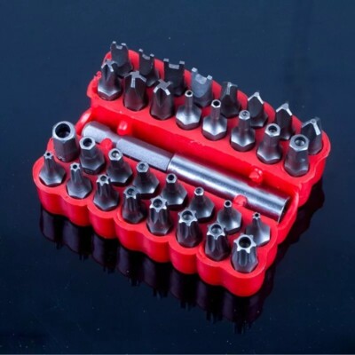 33-TEILIGES SCHRAUBENDREHER-SICHERHEITS-BIT-SET MANIPULATIONSSICHER SECHSKANTSCHLÜSSEL SCHLÜSSEL TORX TRI-WING UK