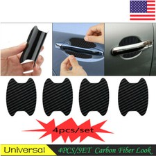Premium Carbon Fiber Look Anti-scratch Door Handle Protector Stickers Kit 4pcs Premium Carbon Fiber Look Anti-scratch Door Handle Protector Stickers Kit 4pcs