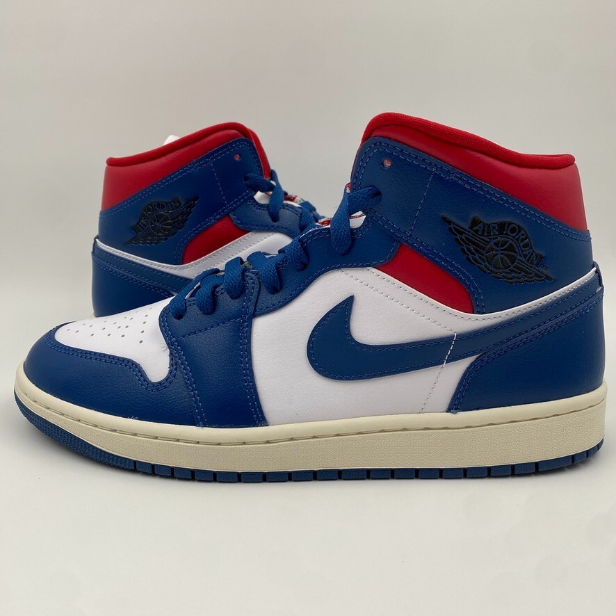 Jordan バスケットボールシューズ レッド/ブルー Size 10.5 W (9 Mens) - Jordan 1 Mid 