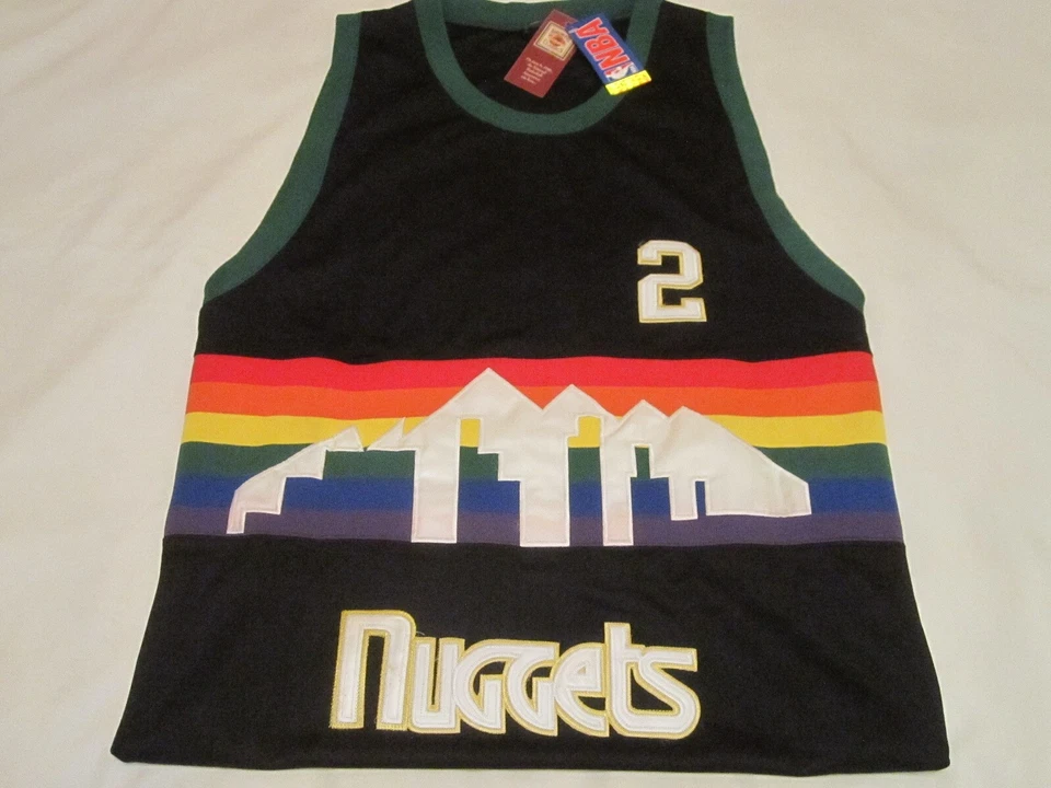 VTG Mitchell & Ness Alex English #2 Denver Nuggets 1983-84 Jersey | Size: 56 NWT - Image 4 of 4