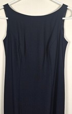 Laundry by Shelli Segal Black Sleeveless Open Back Floor Length Dress Size 4