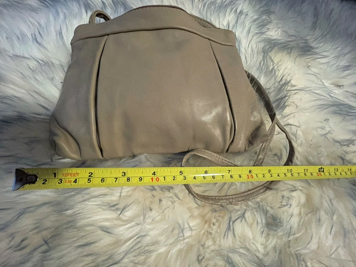 BUGATTI Boston Soft Mushroom Color Leather Ladies Bag Brand new