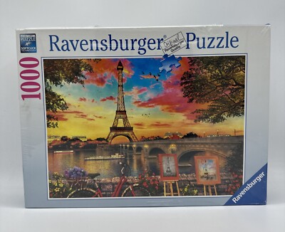 BRAND NEW+SEALED Ravensburger 1000 piece puzzle no. 151684 Banks of Seine Paris
