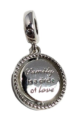 Authentic Pandora Charm, Spinning Tree of Life Dangle, #797786CZ