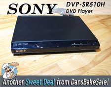 Sony DVP-SR510H DVD Player Upscaling Multiple Format with HDMI - Works Great 
