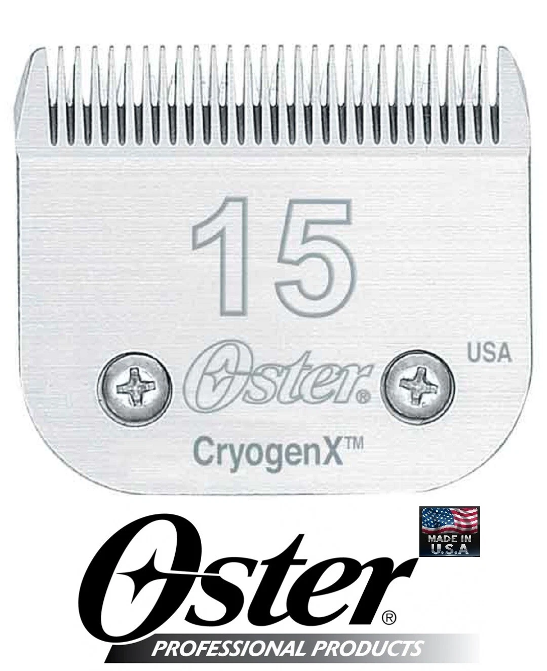 Oster CryogenX 15 PET GROOMING BLADE*Fit A5 A6,Wahl KM5 KM10,Andis AGC CLIPPER