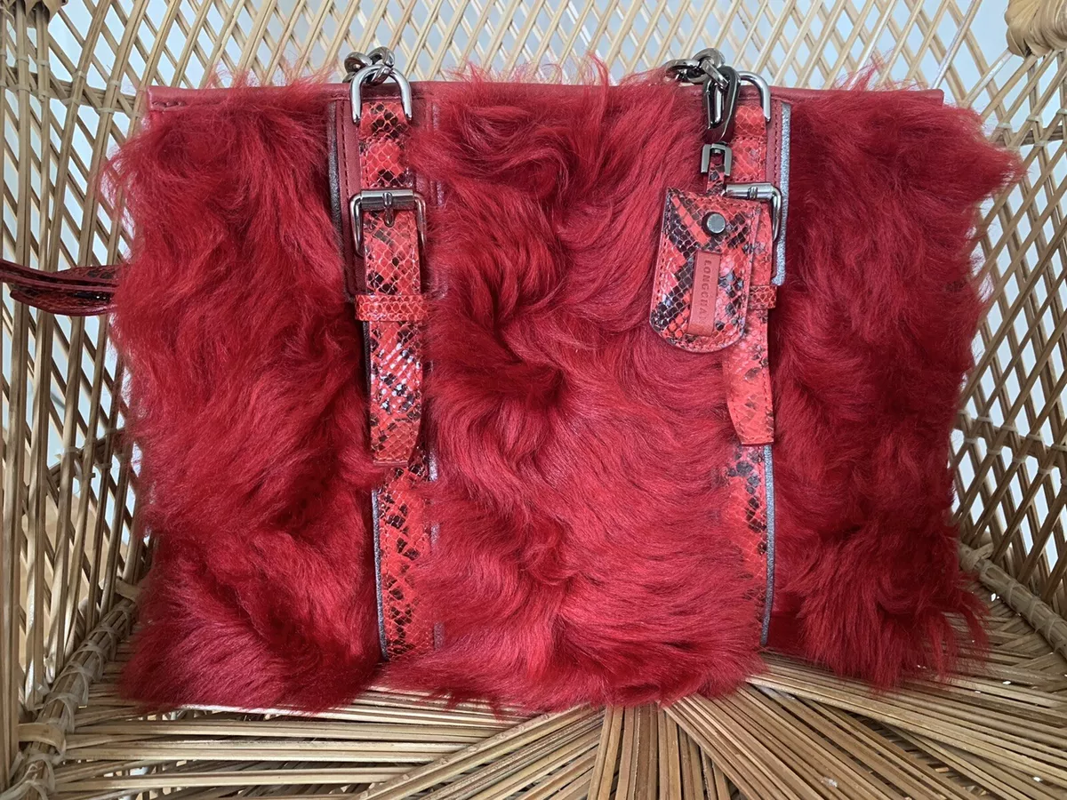 Longchamp fur bag sale