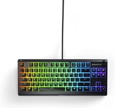 SteelSeries Apex 3 TKL RGB Wired Gaming Keyboard - Black - 64831