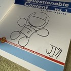 Questionable Content Volume 1 Jeph Jacques Signed Doodle Graphic Rare Manga — photo 3