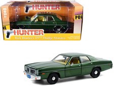 Greenlight Collectibles Rick Hunter 1977 Dodge Monaco 1:24 Green Diecast