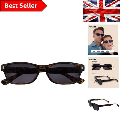 Bequeme UV400 braune Schildpatt-Lesesonnenbrille für den ganzen Tag