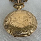 Antique Ladies' Ornate Gold Elgin Pocket Watch, Working