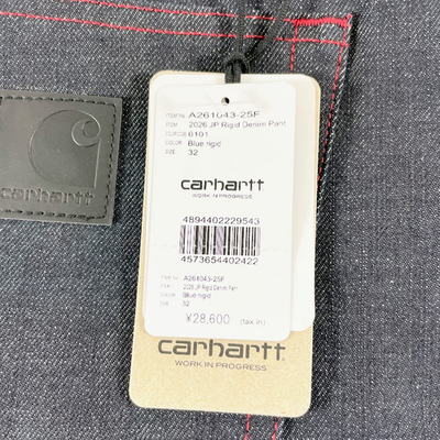 Carhartt WIP 2026 JP Rigid Denim Pant indigo Blue Rigid | eBay