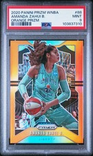 2020 PANINI PRIZM WNBA ORANGE PRIZM #88 AMANDA ZAHUI B. 3/65 PSA 9