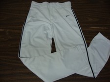 Nike Boys' Piped Swingman Dri-FIT Baseball Pants White 615281-106 Youth XL