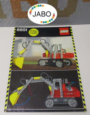 (OK 12/24) Lego Building Instructions BA Technic 8851 Excavator Excavator