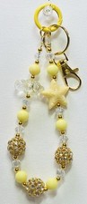 Beaded Keychain, Phone Charm, Bag Charm, Purse Charm, Bag Clip