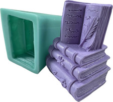 3D Candle Mold, DIY Silicone Mold for Soap Scented Wax Chocolate Cake Jelly Aro