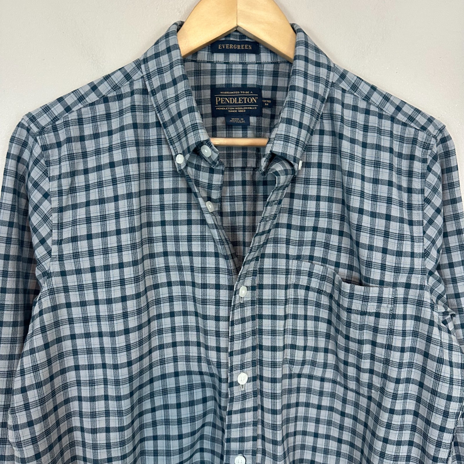 Pendleton Evergreen Flannel Shirt Multi Plaid Woo… - image 3