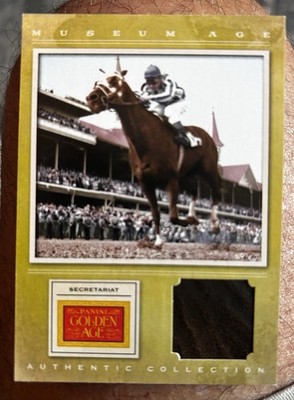 2012 Panini Golden Age Secretariat Museum Age Material Memorabilia Relic Card 20