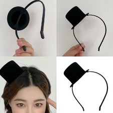 Mini Top Hat Headband Fascinator Teas Party Headpiece 920s Gatsby Party Costume