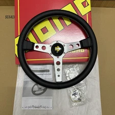 MOMO Motorsport Prototipo Heritage Steering Wheel Black, 350mm 14inch