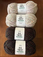 Big Twist Jellybean - Cosmic Candy & Rainbow Candy - NEW - Lot of 4