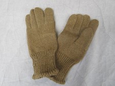 Original US Army Wool Gloves M-1949 Finger Gloves Mustard WWII