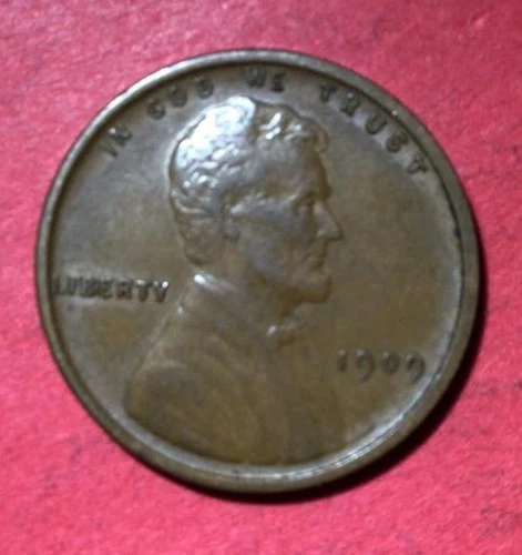 1909 US LINCOLN Cent! AU! Very SHARP! Old US Coin!