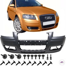 Audi A3 8P Stoßstange vorne 03-08 nur für Single Frame + Montageset Schrauben