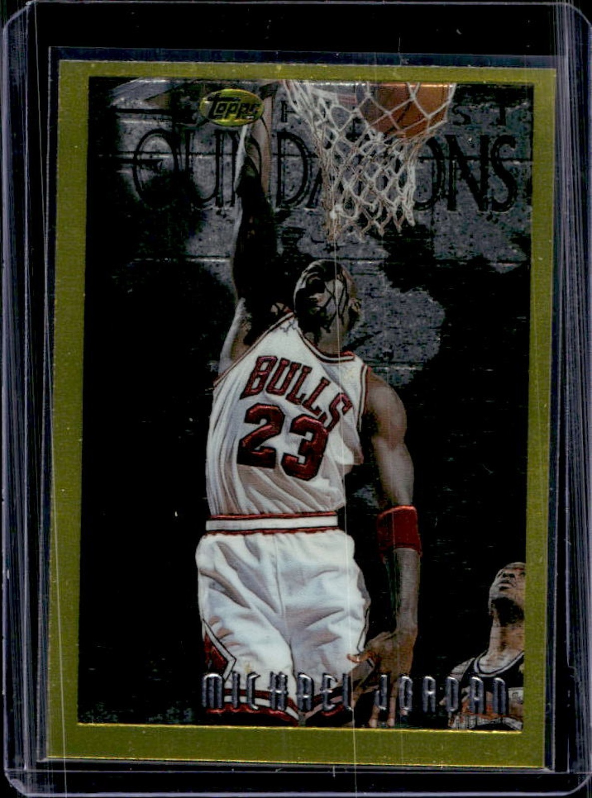 1996-97 Topps Finest Michael Jordan Gold #291 Bulls