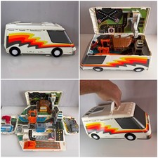 Micro Machines Super Van City Folding Carry Case City Playset Truck 90’s 1990’s