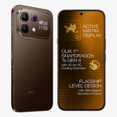 Infinix NOTE 60 Pro ( Brown, 256GB 8 GB RAM) Snapdragon 7s NFC Global Version.