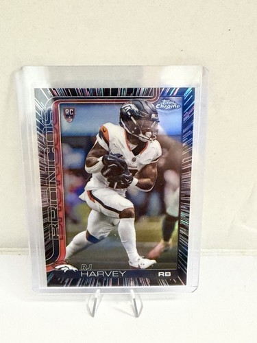 Topps Chrome RJ Harvey RC Rookie #330 Denver Broncos 2025 Football Neon Pulse