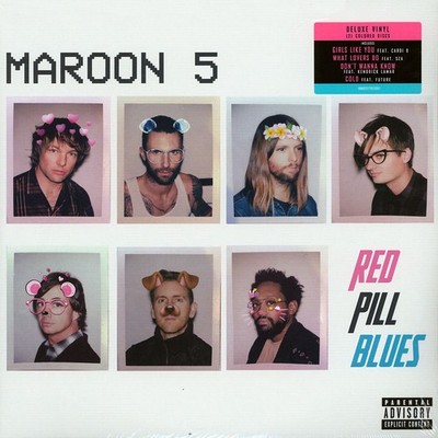 Maroon 5 - Red Pill Blues Colored Vinyl Tour Edition (2018 - EU - Original)