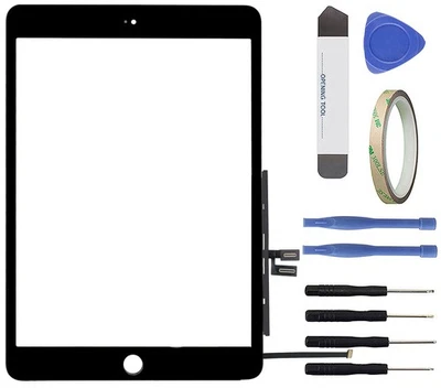 Touchscreen Display Glas Scheibe Digitizer iPad 9 2021 A2602 A2604 A2603 schwarz - Bild 1 von 3